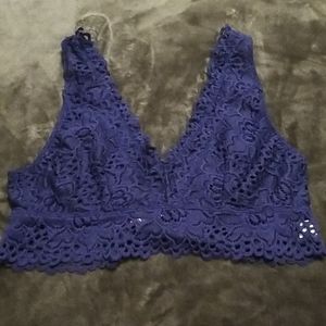 Super cute Navy Lace Bralette